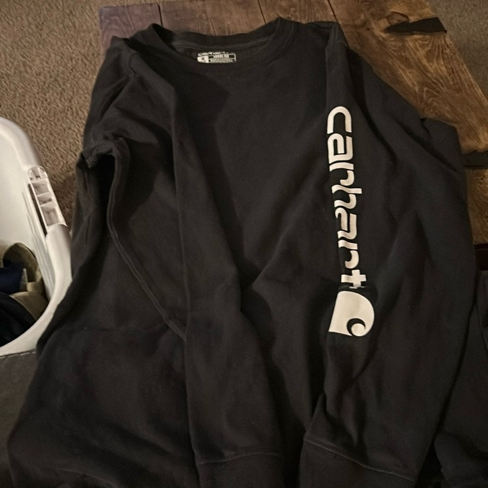 Carhartt black long sleeve shirt
